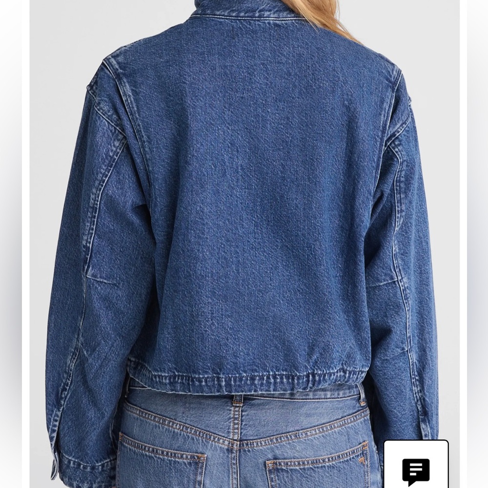 Madewell Denim Crop Field Jacket - Picture 3 of 8
